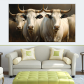 Canvas Wall Art - Canvas Wall Art  Three Big Brahman Bulls - B1153