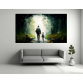 Canvas Wall Art - Canvas Wall Art- Thick Forest Abstract - B1209
