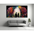 Canvas Wall Art - Canvas Wall Art: Love in Bloom Painting - B1321
