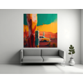 Canvas Wall Art - Canvas Wall Art-Upscaled Painting - B1223