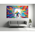 Canvas Wall Art - Breaking Barriers  Acrylic Painting  - B1362