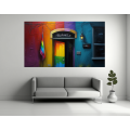Canvas Wall Art - Safe Haven Acrylic Painting - B1369