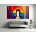 Canvas Wall Art - Safe Haven Acrylic Painting - B1371
