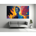 Canvas Wall Art - Transcendence Acrylic Painting - B1374