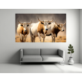 Canvas Wall Art - Three Boran Cows - B1407