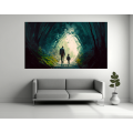 Canvas Wall Art - Canvas Wall Art-Thick Forest Abstract - B1210