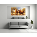 Canvas Wall Art - Two Mashona Cattle Standing - B1431