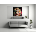 Canvas Wall Art - Marilyn Monroe Abstract Painting - B1534