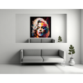 Canvas Wall Art - Marilyn Monroe Abstract Painting - B1535