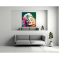 Canvas Wall Art - Marilyn Monroe Abstract Painting - B1539