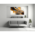 Canvas Wall Art - Acrylic Abstract Painting - B1548