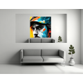 Canvas Wall Art - Fernando Alonso Abstract  Image - B1563