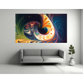 Canvas Wall Art - Canvas Wall Art-Vibrant Colorful Dutch Pour - B1247
