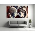 Canvas Wall Art - Canvas Wall art: Brimfull of Love Heads - B1274
