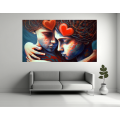 Canvas Wall Art - Canvas Wall art: Brimfull of Love Heads - B1277
