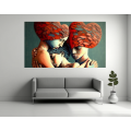 Canvas Wall Art - Canvas Wall art: Brimfull of Love Heads - B1278