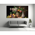 Canvas Wall Art - Canvas Wall Art: Fruit and Flower Basket  - B1280
