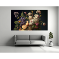 Canvas Wall Art - Canvas Wall Art: Fruit and Flower Basket  - B1281