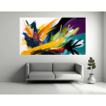 Canvas Wall Art - Canvas Wall Art: Abstract Expressionist Painting - B1285