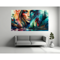 Canvas Wall Art - Canvas Wall Art: Beautiful Acrylic Water Colour  - B1293