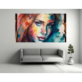 Canvas Wall Art - Canvas Wall Art: Beautiful Acrylic Water Colour  - B1294
