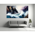 Canvas Wall Art - Canvas Wall Art: Beautiful Acrylic Water Colour  - B1296