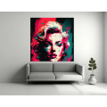 Canvas Wall Art - Marilyn Monroe Abstract Painting - B1538
