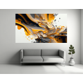 Canvas Wall Art - Acrylic Abstract Painting - B1547