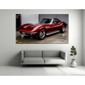Canvas Wall Art - Chevrolet Corvette Vintage Car - B1569