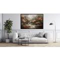 Canvas Wall Art - Abstract Piece Embodies Ethereal Beauty  - A1320