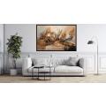 Canvas Wall Art - Abstract Composition Painting - A1327