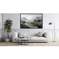 Canvas Wall Art - Abstract Composition Portrays Majestic Be  - A1348