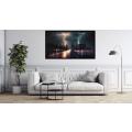 Canvas Wall Art - Canvas Wall Art- City Lightning with Clouds - B1180