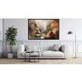 Canvas Wall Art - Abstract Composition Portrays Breathtaking Scenes - A1383