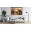 Canvas Wall Art - Wild Animals in the Jungle - A1464