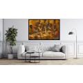 Canvas Wall Art - African Family Sitting Around a Table - A1473