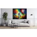 Canvas Wall Art - Canvas Wall Art: Love in Bloom Painting - B1323