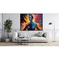 Canvas Wall Art - Transcendence Acrylic Painting - B1374