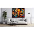 Canvas Wall Art - Diversity and Abstract Acrylic Painting  - B1377