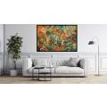 Canvas Wall Art - Flowing Lines and Organic Shapes - A1049