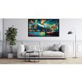 Canvas Wall Art - Canvas Wall Art  Victoria and Alfred Waterfront Abstract - B1128