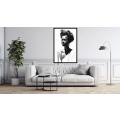 Canvas Wall Art - Light Sketch Woman With African Heritage - A1519