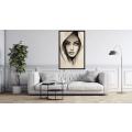 Canvas Wall Art - Light Sketch Portrays Woman With Middle East - A1525