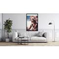 Canvas Wall Art - Beautiful woman painting - A1535