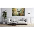 Canvas Wall Art - Soft Pastel Hues Delicate Brushstrokes - A1107