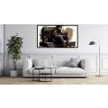 Canvas Wall Art - Canvas Wall Art  Young Adult Sitting Graffiti - B1140