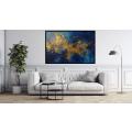 Canvas Wall Art - Golden Whispers Is Visually Arresting Abstract - A1179