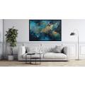 Canvas Wall Art - Azure Dreams Is An Abstract Masterpiece - A1181