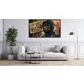 Canvas Wall Art - Canvas Wall Art  Young Adult Wearing a Mask - B1144