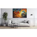 Canvas Wall Art - African Melodies By Vibrant Rhythms Abstract - A1567